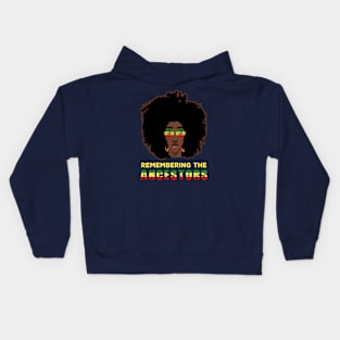 Remembering The Ancestors Juneteenth Freedom Kids Hoodie